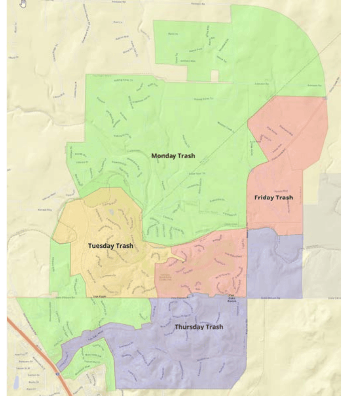 Frontier Service Map
